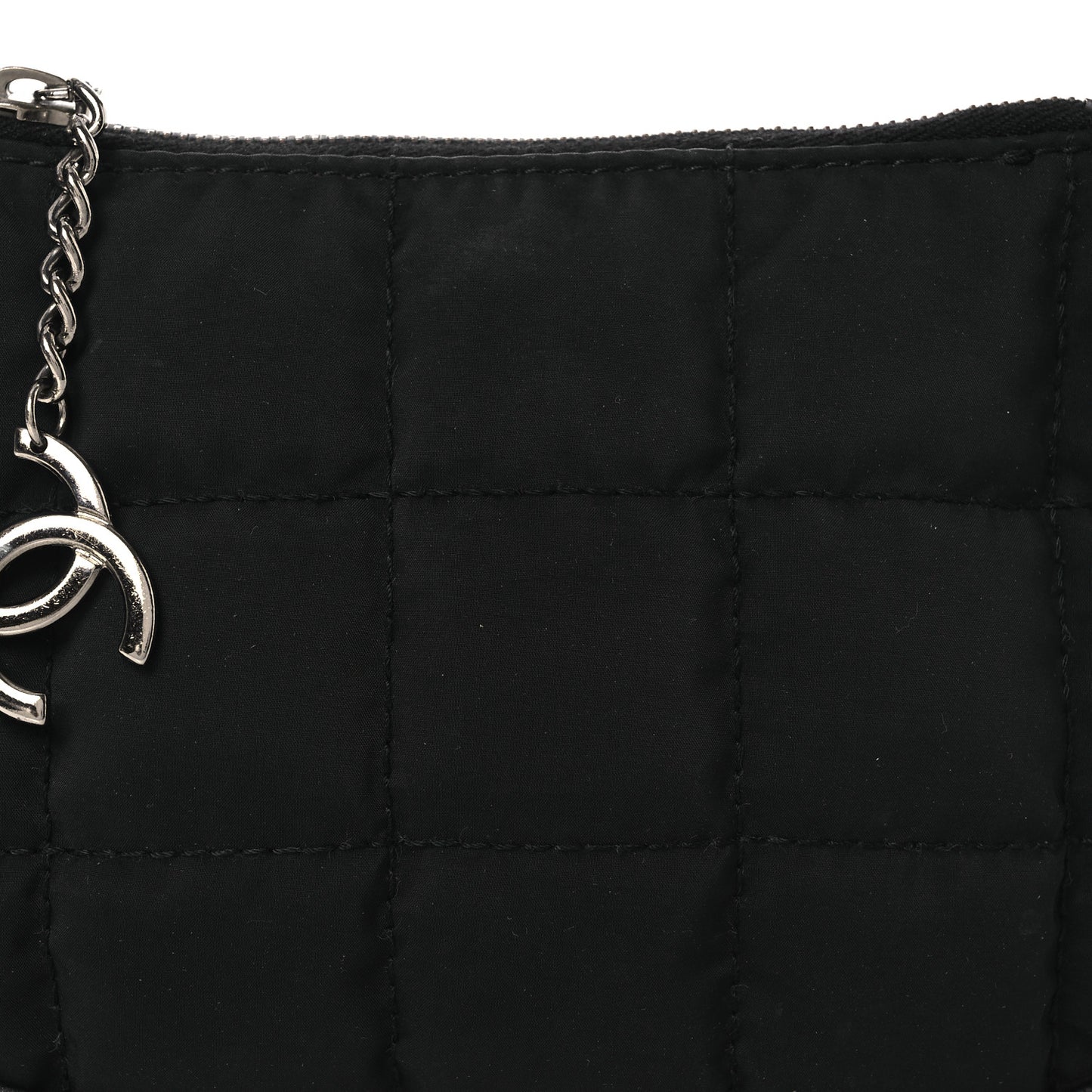 Nylon Chocolate Bar Mini Bag Black