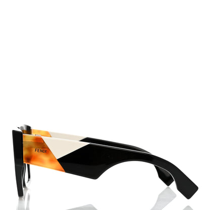 Fendi Facets Square Sunglasses FF 0263/S Black 3 of 7