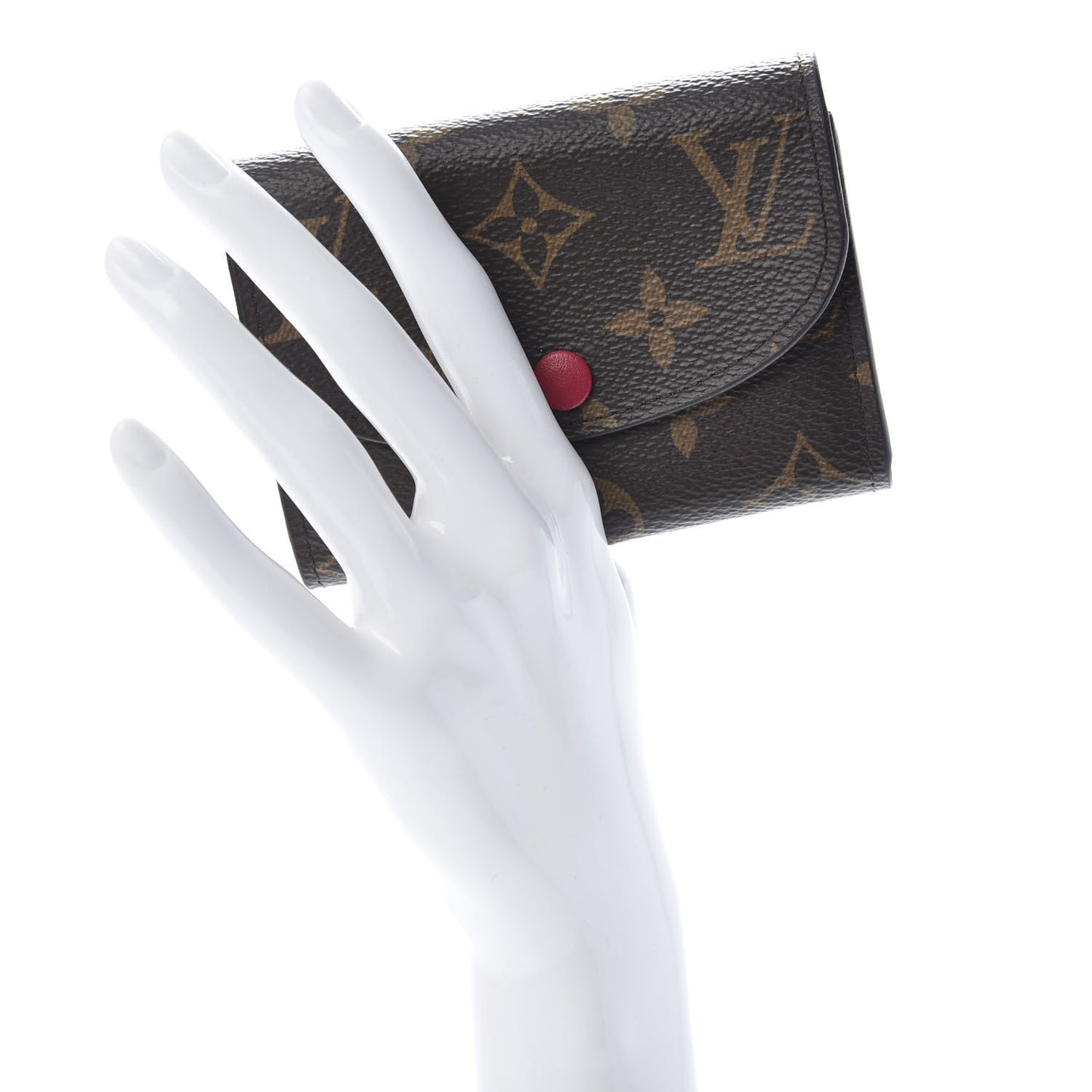 Monogram Rosalie Coin Purse Fuchsia