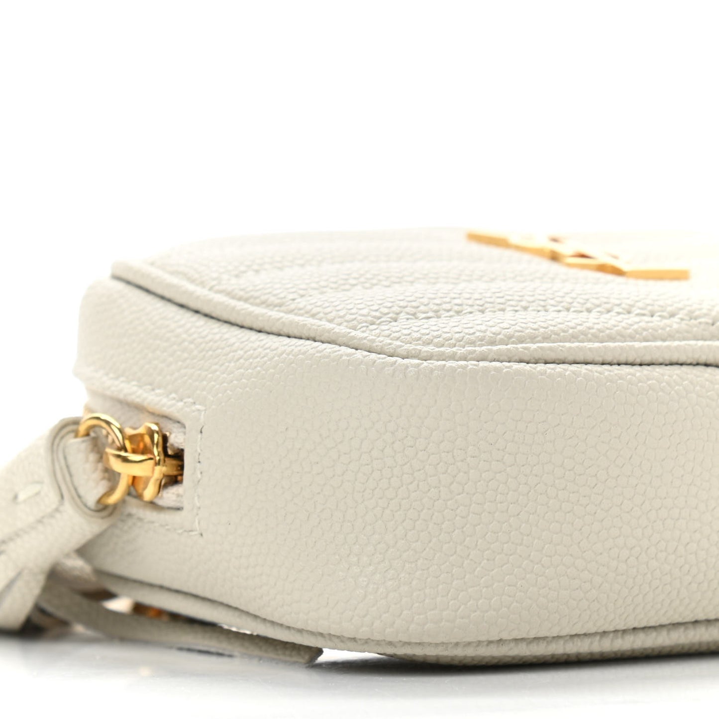 Grain De Poudre Matelasse Monogram Baby Lou Camera Bag Crema Soft