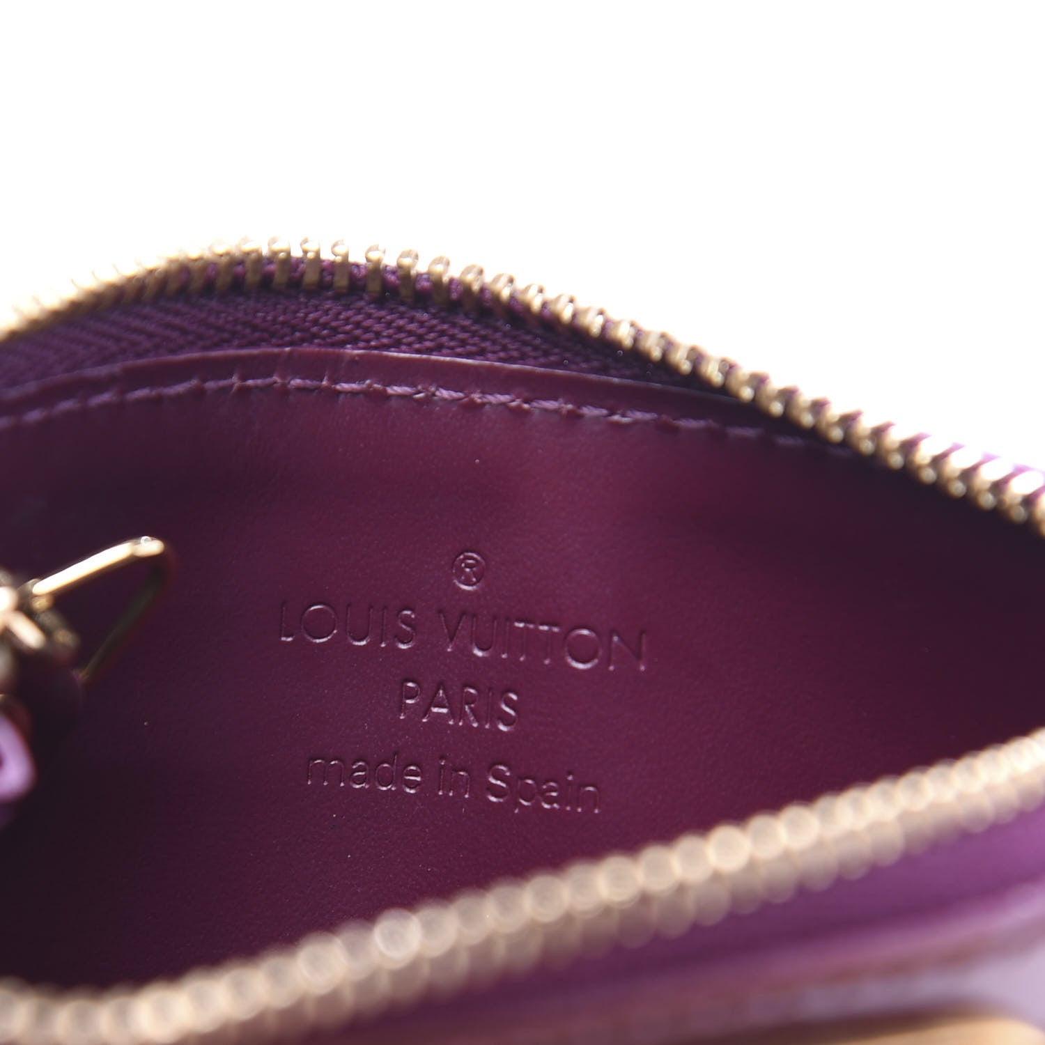 Louis Vuitton Vernis Key Pouch Violet 6 of 7