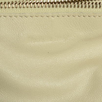 Celine Smooth Calfskin Shrunken Lambskin Micro Tri-Color Luggage Chalk 7 of 8
