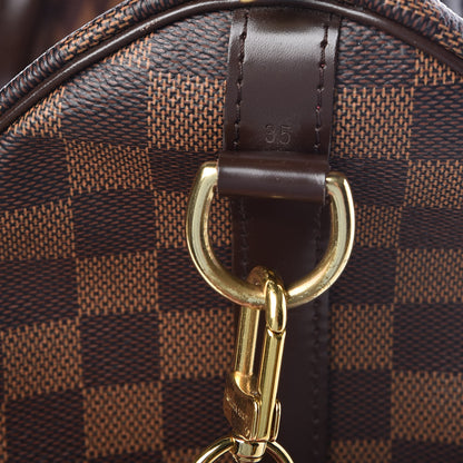 Louis Vuitton Damier Ebene Speedy Bandouliere 35 10 of 12