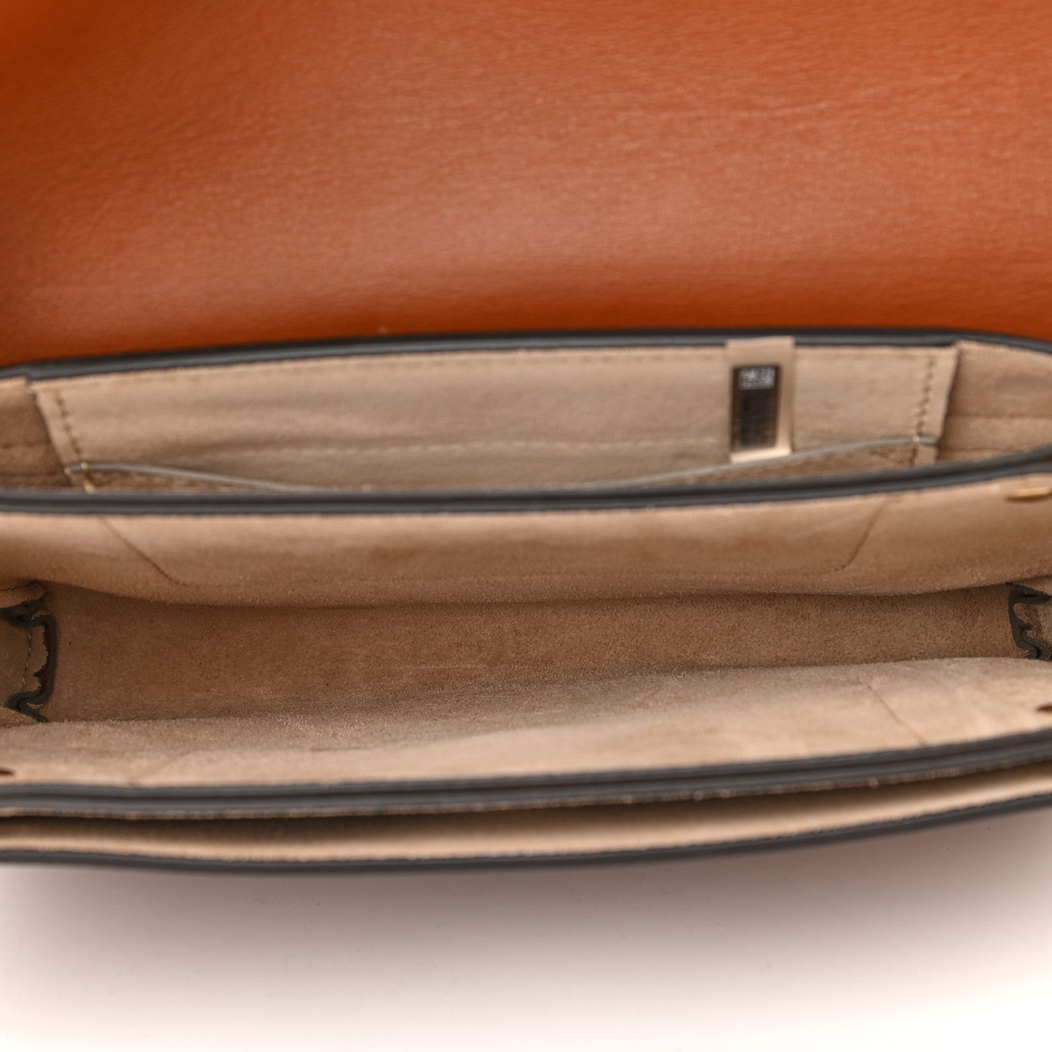 Chloe Suede Calfskin Small Faye Shoulder Bag Tobacco 6 of 9