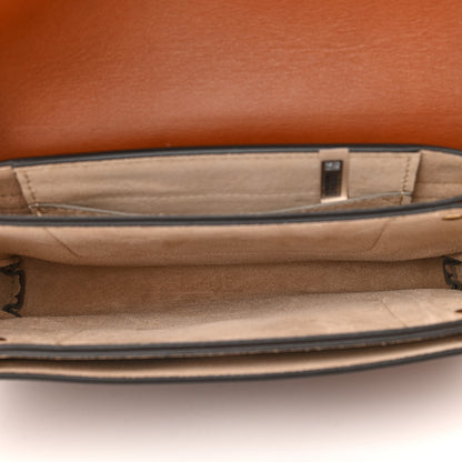 Chloe Suede Calfskin Small Faye Shoulder Bag Tobacco 6 of 9