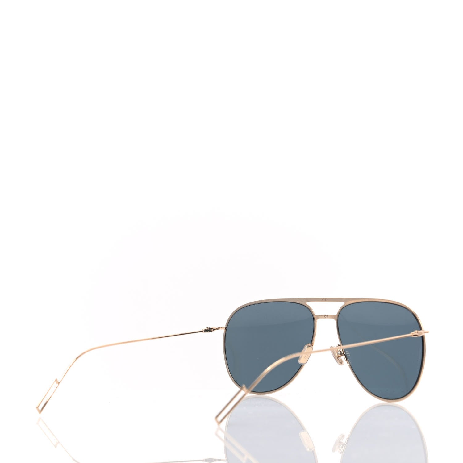 Christian Dior Homme Mens Aviator Sunglasses Gold 4 of 7