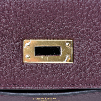 Hermes Togo Kelly Retourne 25 Bordeaux 24 of 40
