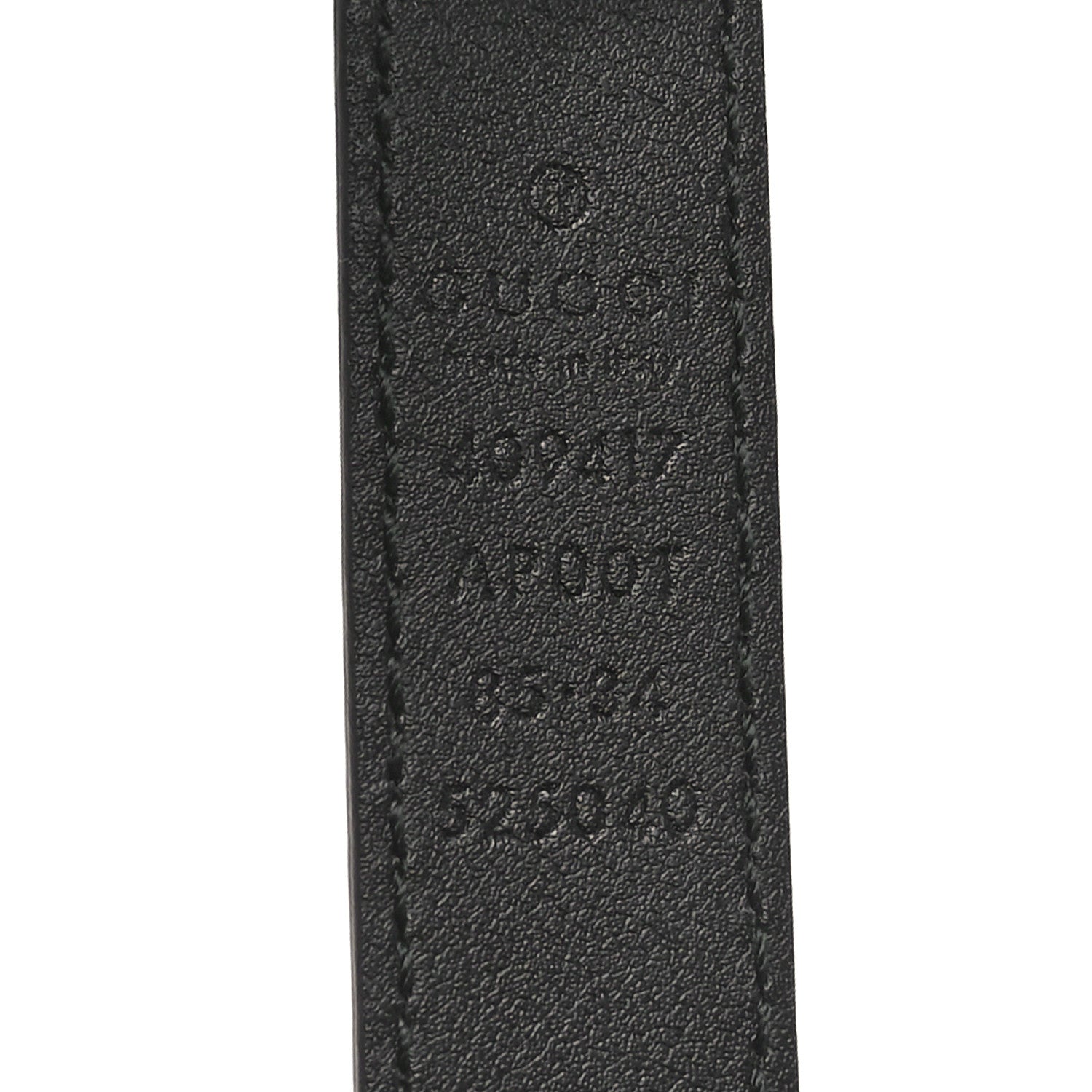 Gucci Calfskin Double G 20mm Belt 85 34 Black 4 of 4