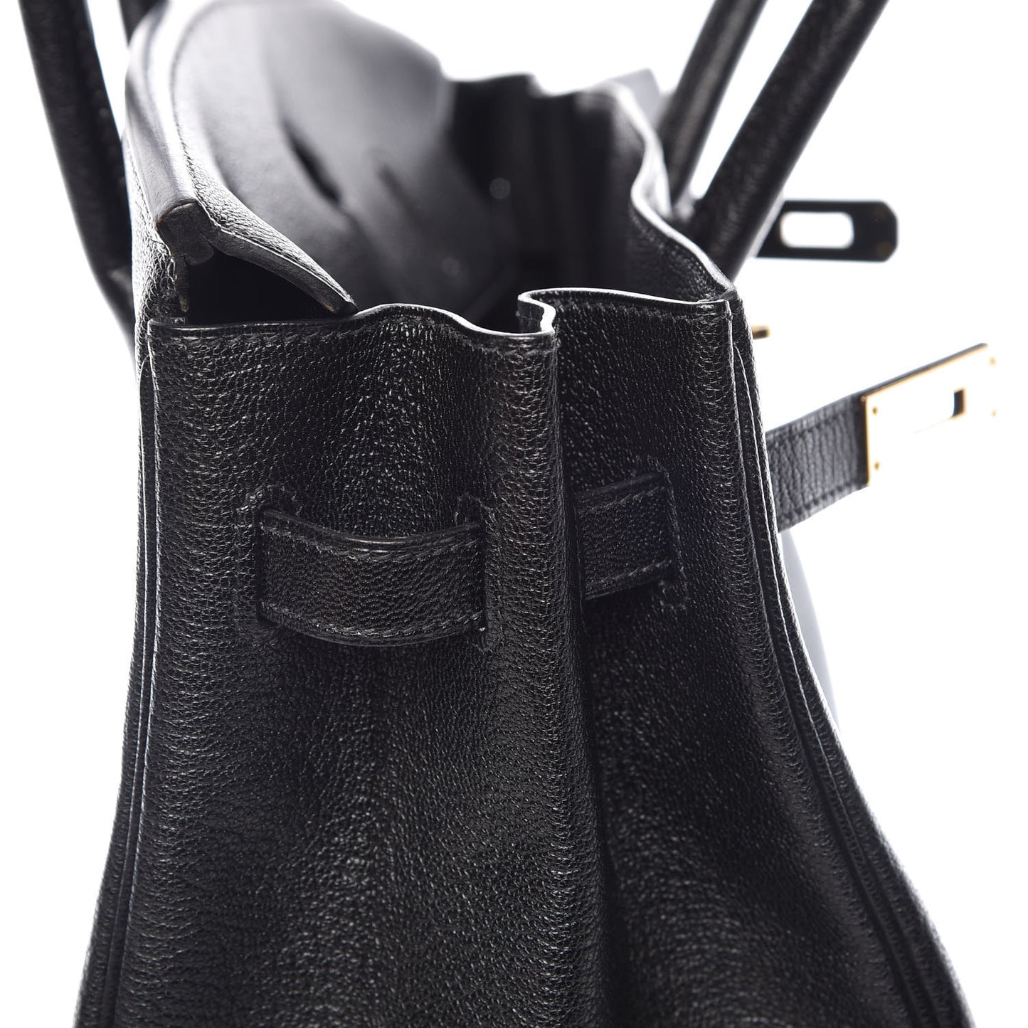 Chevre de Coromandel Birkin 35 Black