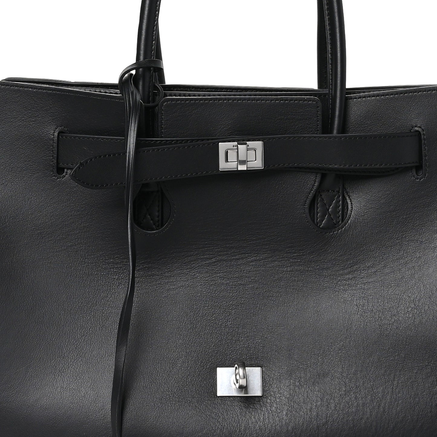 Smooth Calfskin Medium Bel Air Carry All Bag Black