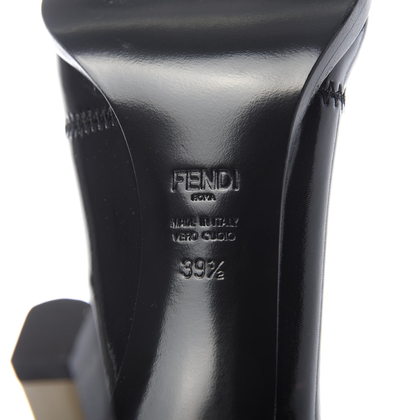 Glossy Neoprene FFrame Ankle Boots 39.5 Black