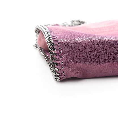 Stella McCartney Metallic Shaggy Deer Degrade Tiny Falabella Tote Purple 7 of 8