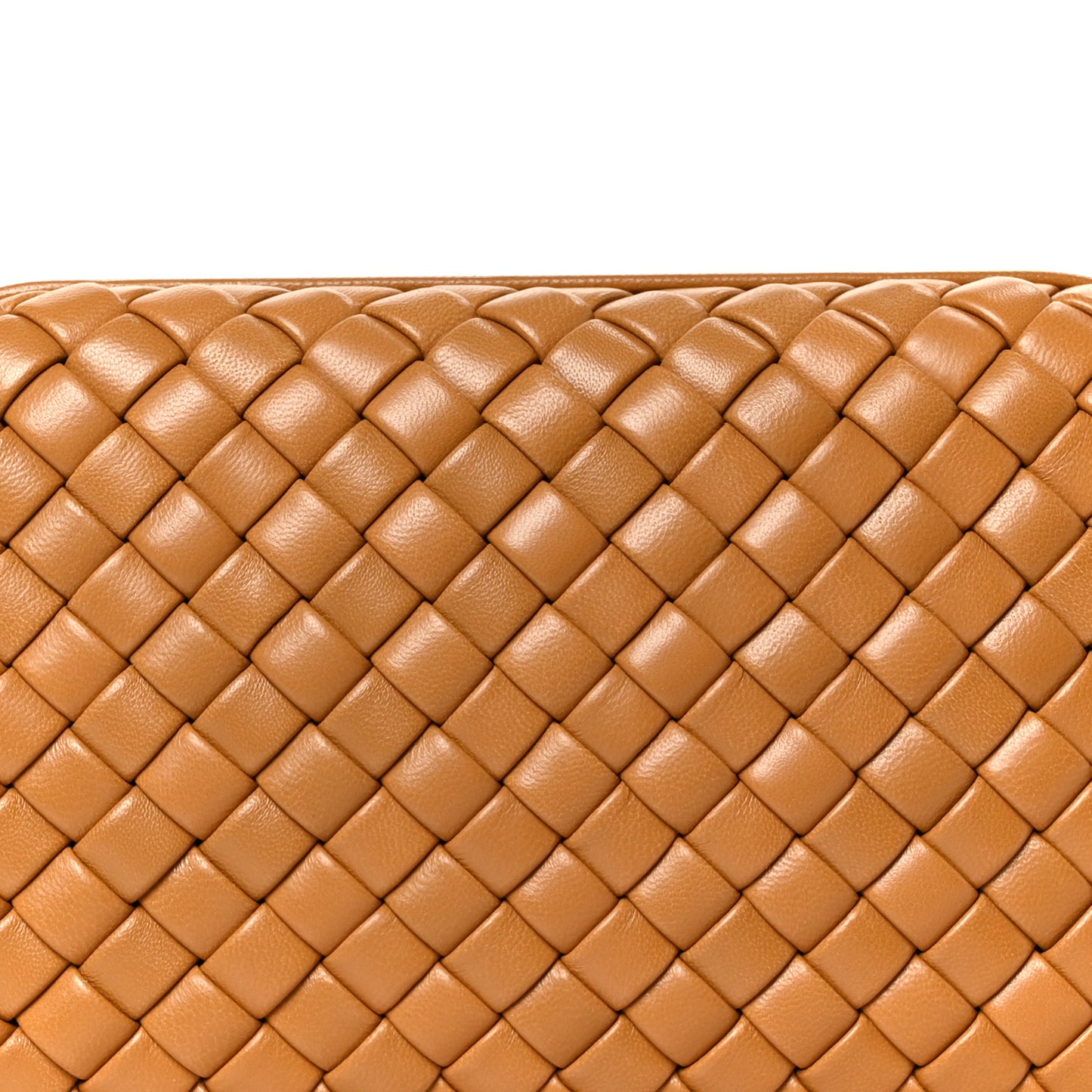 Calfskin Intrecciato Knot On Strap Camel