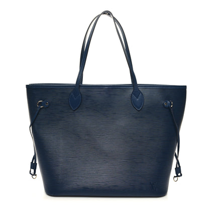 Louis Vuitton Epi Neverfull MM Indigo 3 of 12