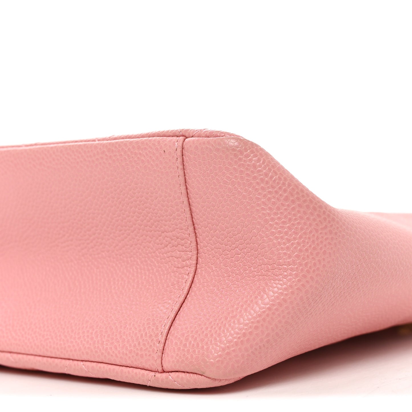 Caviar Quilted Petit Shopping Tote PST Pink