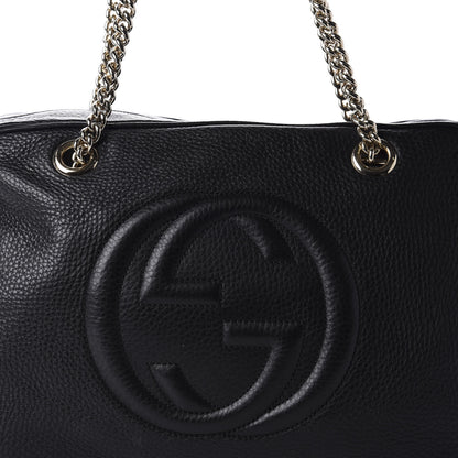 Gucci Pebbled Calfskin Medium Soho Bowler Black 10 of 10