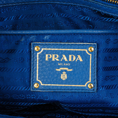 Prada Vitello Daino Tote Cobalto 8 of 10