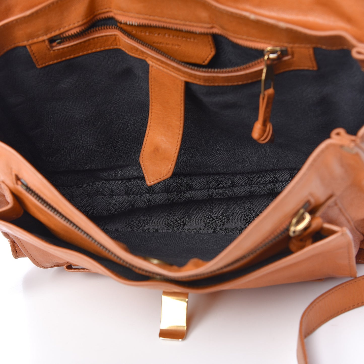 Lambskin Medium PS1 Satchel Saffron