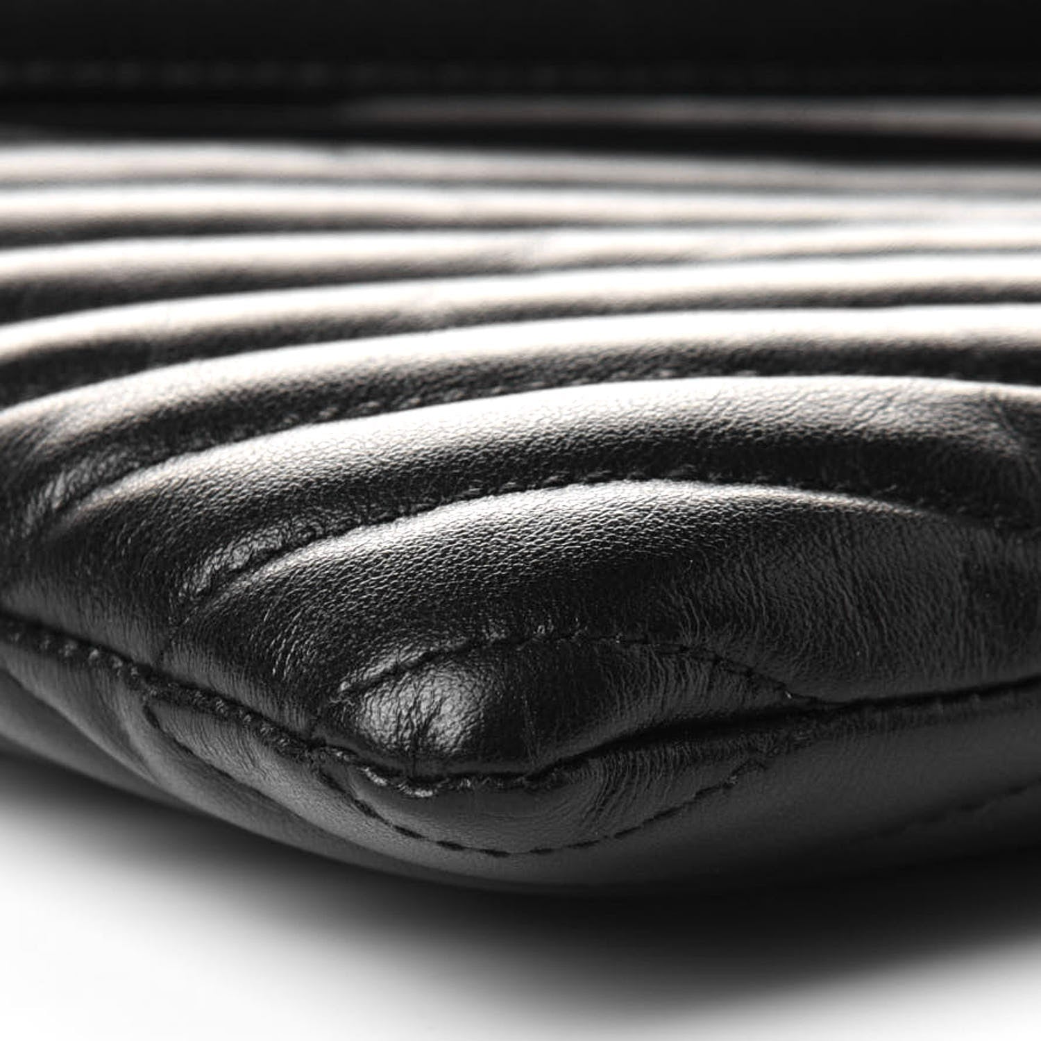 Saint Laurent Calfskin Matelasse Monogram Cassandre Tablet Pouch Black 9 of 11