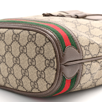 Gucci GG Supreme Monogram Web Small Ophidia Bucket Bag Brown 9 of 9
