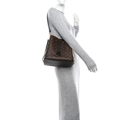 Louis Vuitton Monogram Neonoe MM Black 2 of 10