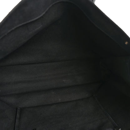 Saint Laurent Linen Calfskin Rive Gauche Tote Black 5 of 13