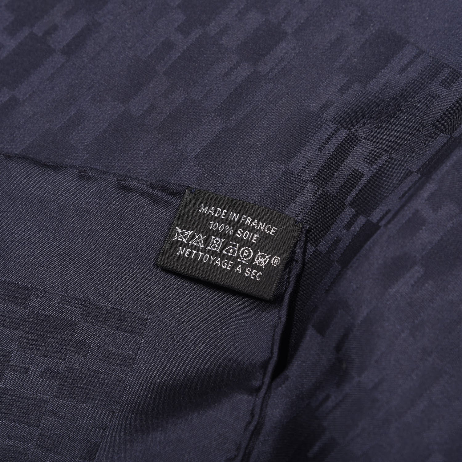 Hermes Silk Faconnee Pocket Square 3 of 3
