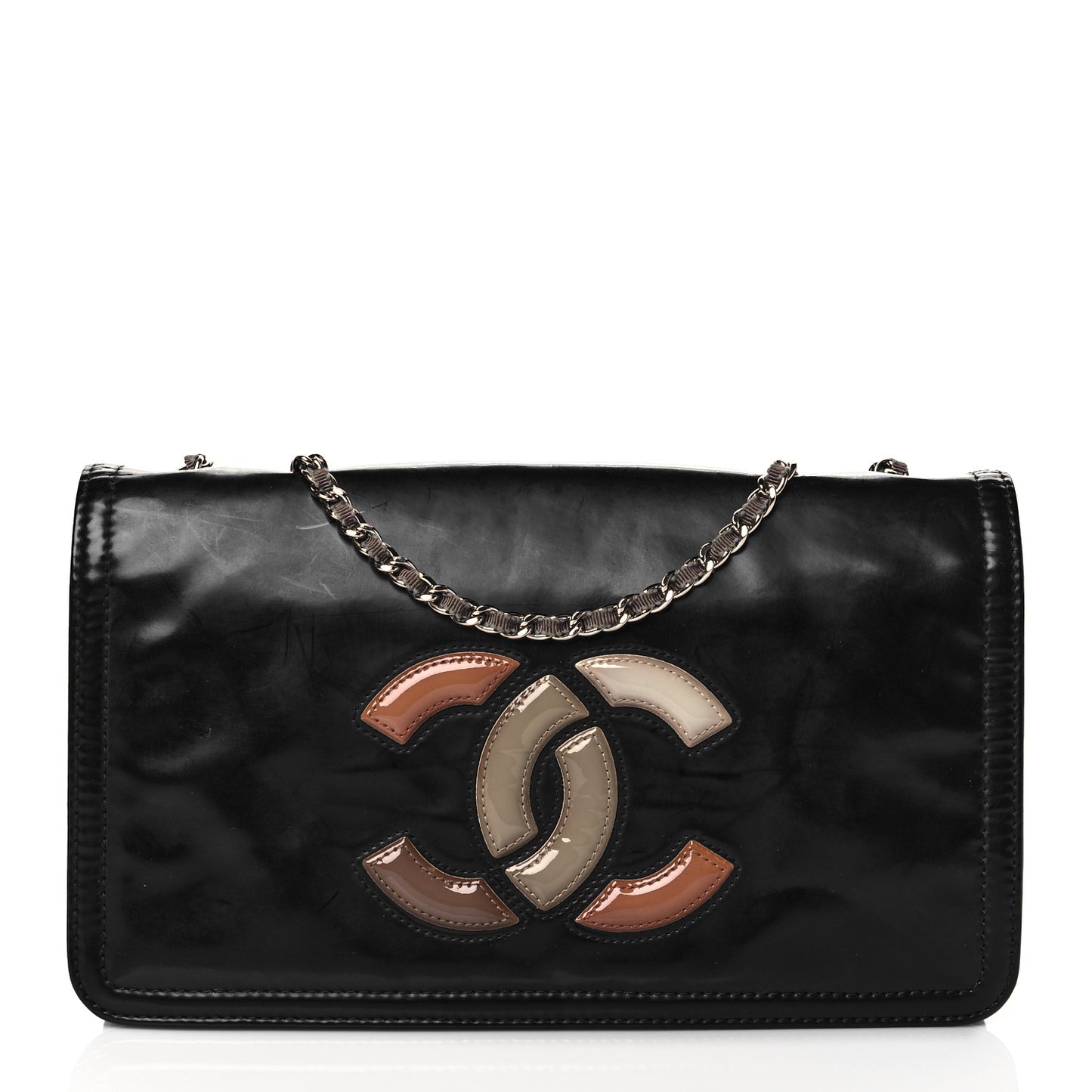 Vinyl Lipstick Flap Black