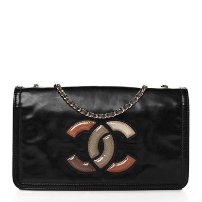 Chanel Vinyl Lipstick Flap Black 1 of 9