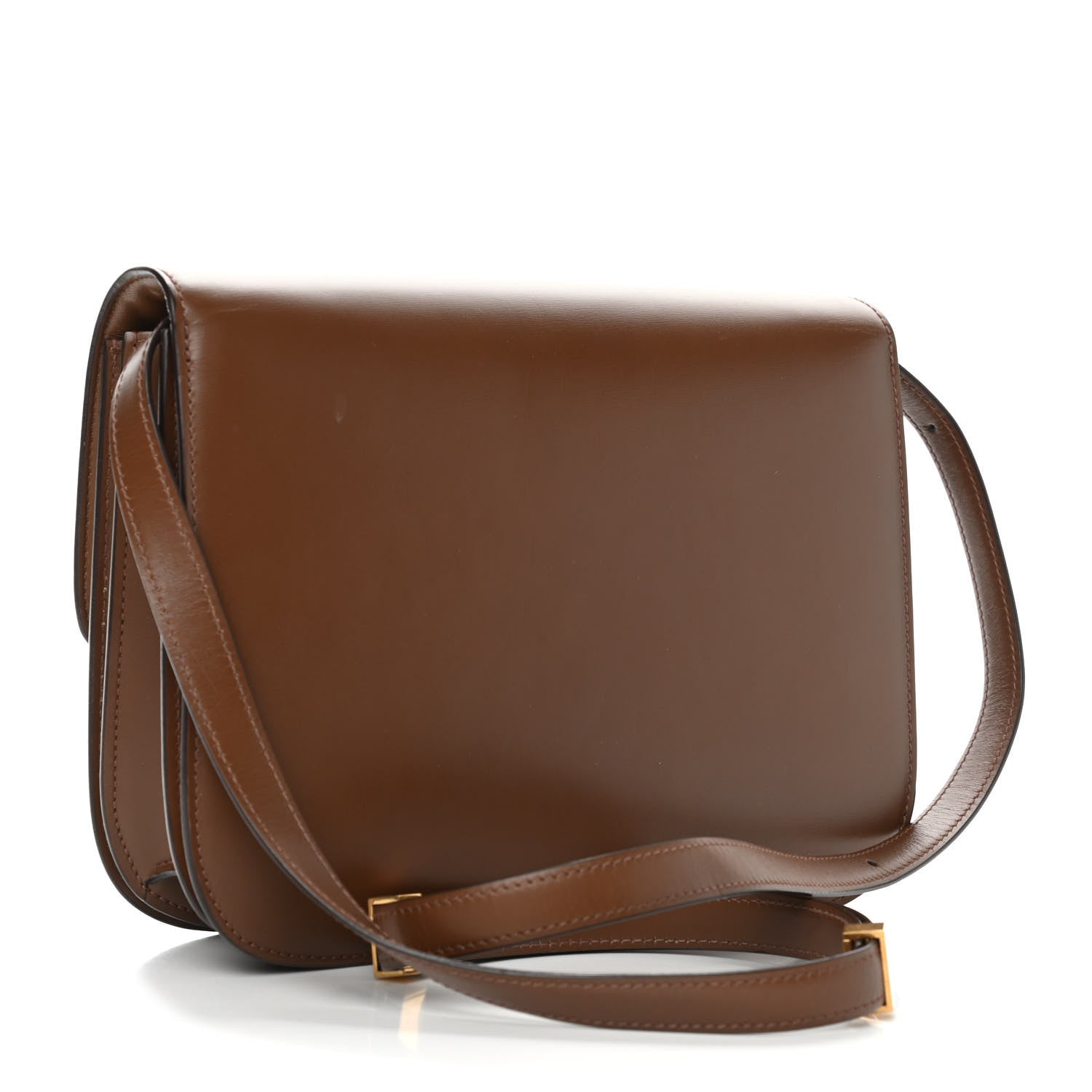 Celine Box Calfskin Medium Classic Box Flap Bag Camel 2 of 5
