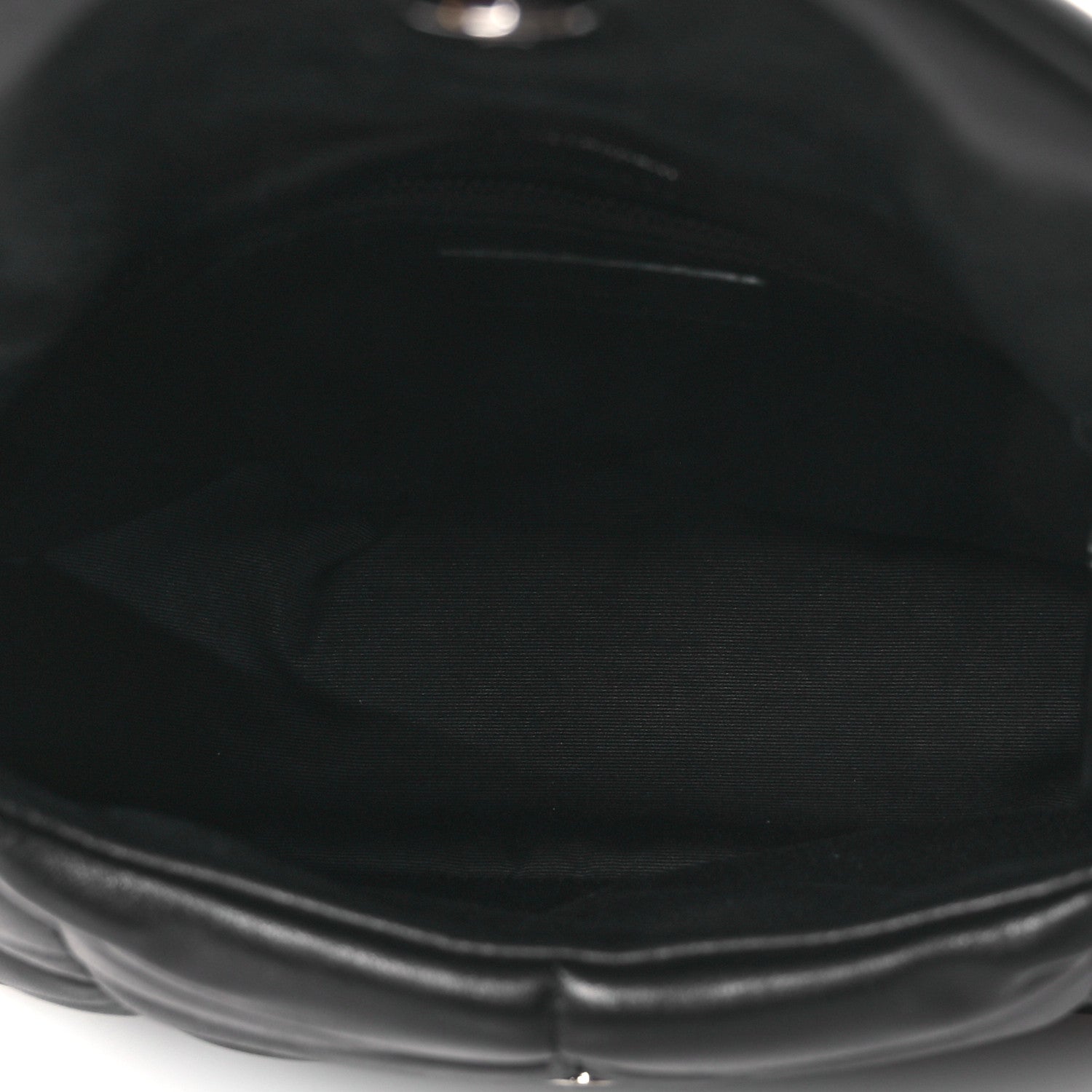 Saint Laurent Lambskin Quilted Toy Loulou Puffer Monogram Monochrome Chain Satchel Black 8 of 23