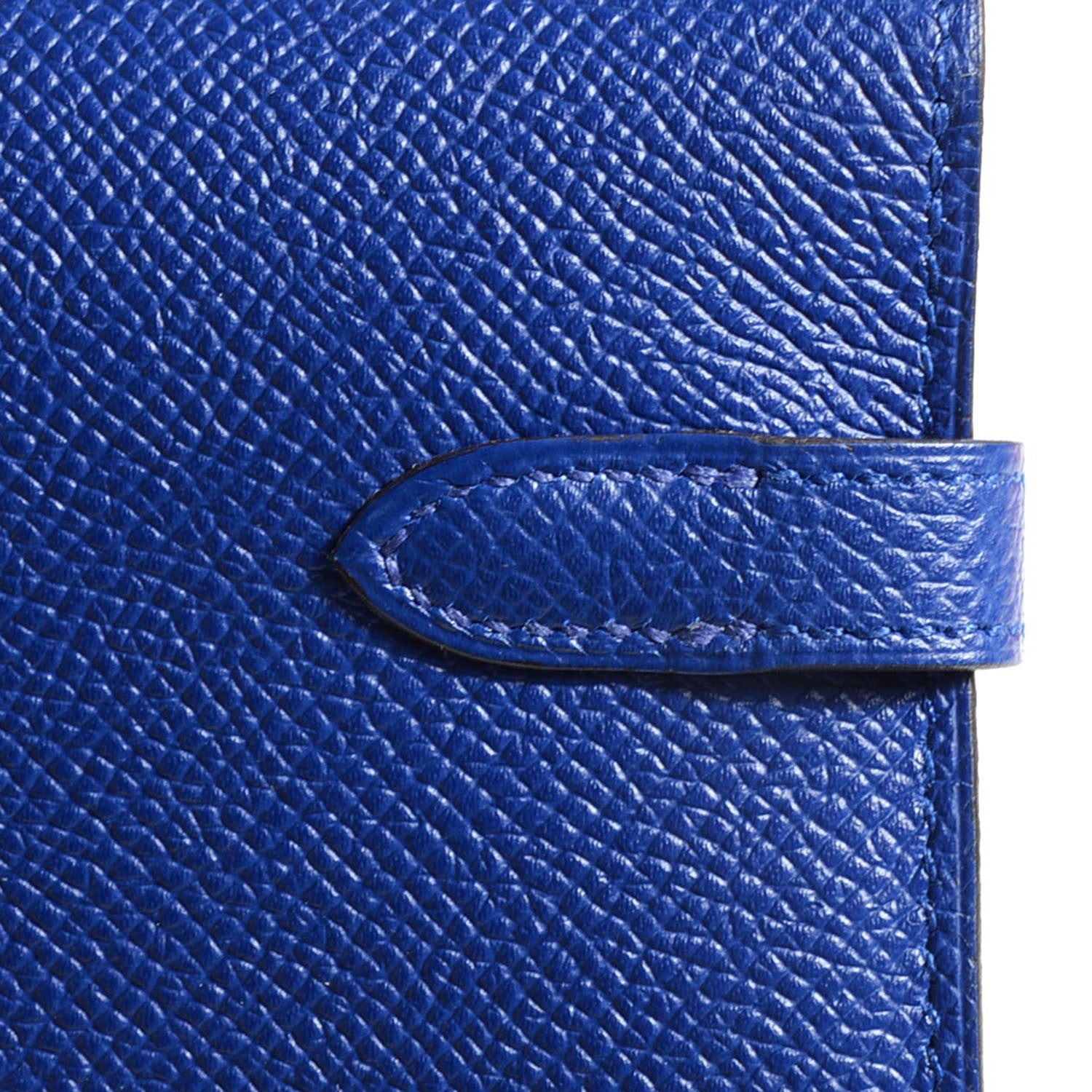 Hermes Epsom Kelly Longue Wallet Bleu Electrique 10 of 13