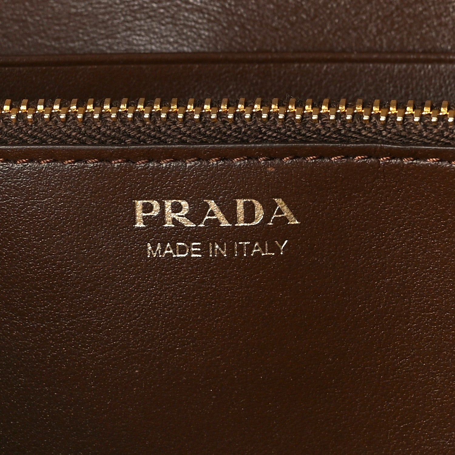 Prada Velluto Ricamo Cahier Wristlet Flap Wallet Cammello 6 of 11