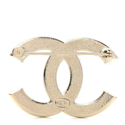 Chanel Crystal Palais Garnier CC Brooch Gold 3 of 5