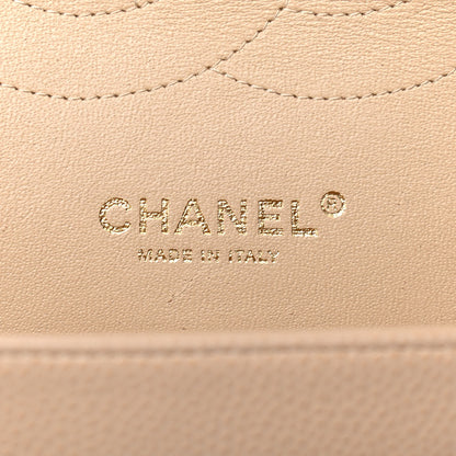 Chanel Caviar Quilted Jumbo Double Flap Beige Clair 6 of 12