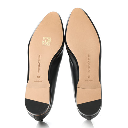 Bottega Veneta Nappa Almond Flats 38 Black 5 of 8