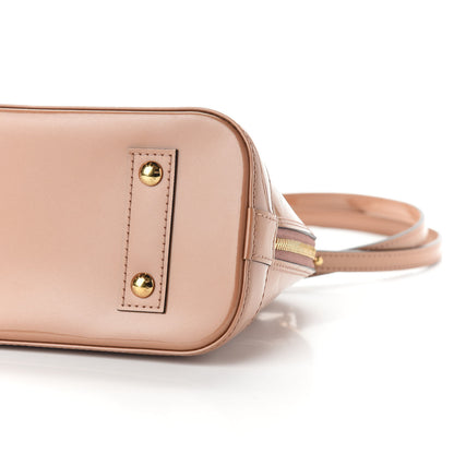 Louis Vuitton Vernis Alma BB Rose Velours 8 of 9