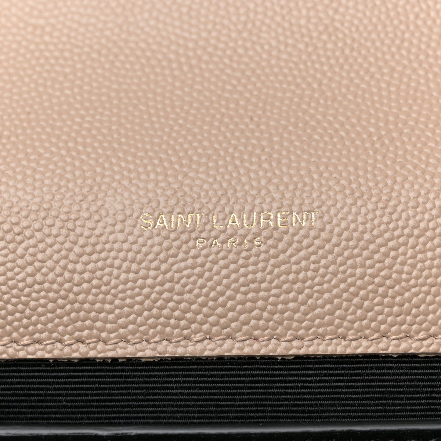 Grain De Poudre Medium Monogram Kate Satchel Dark Beige