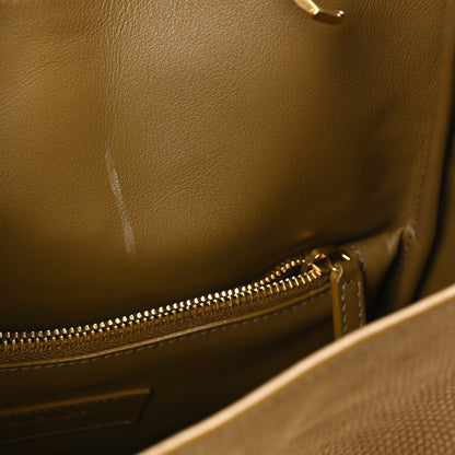 Saint Laurent Suede Lizard Embossed Small Le 5 A 7 Soft Hobo Dark Pistachio 11 of 11