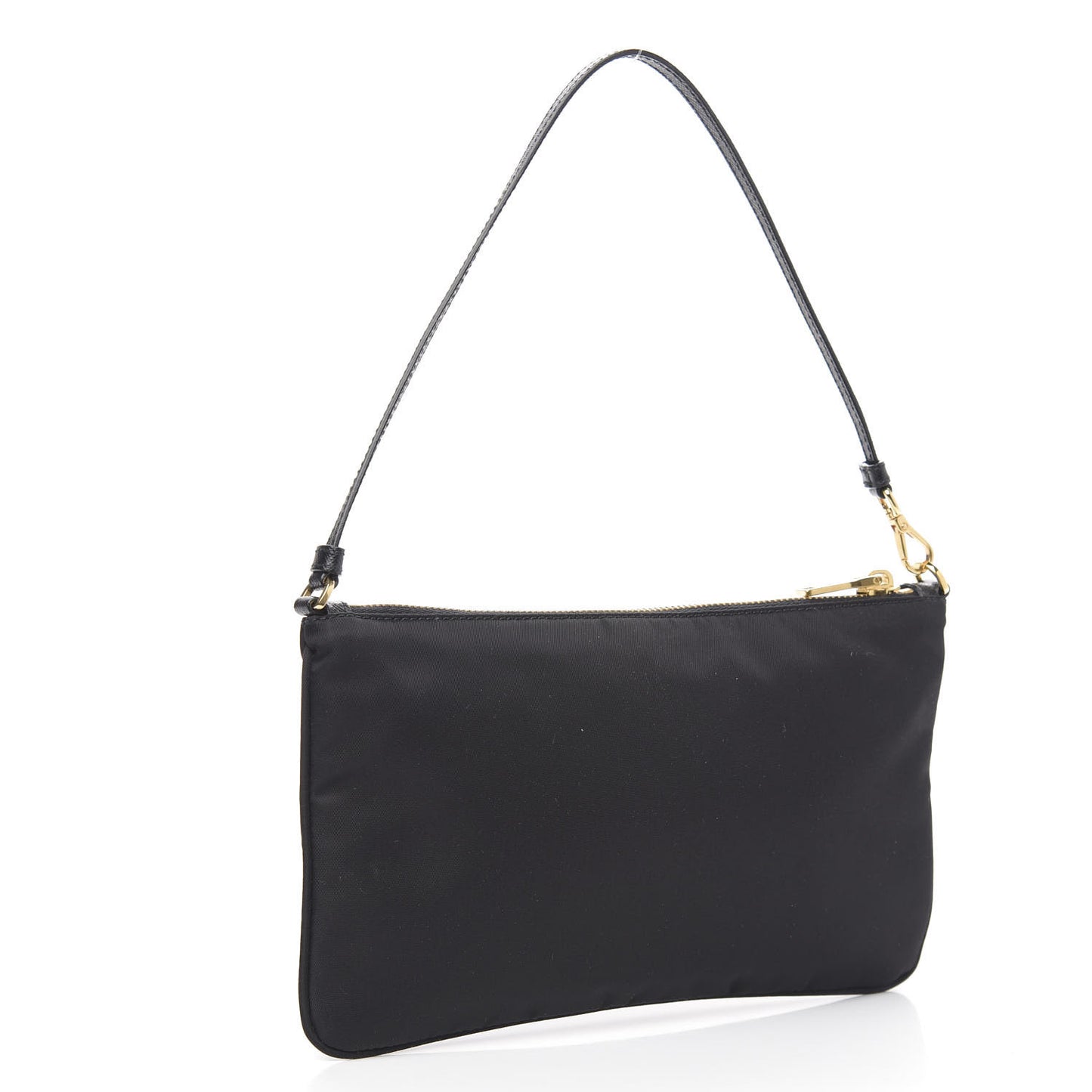 Tessuto Nylon Pochette Bag Black