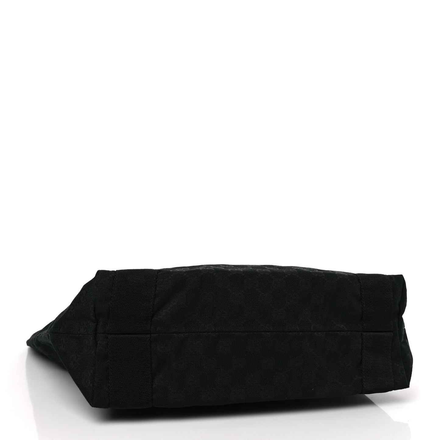 GG Monogram Medium Handle Vertical Tote Black