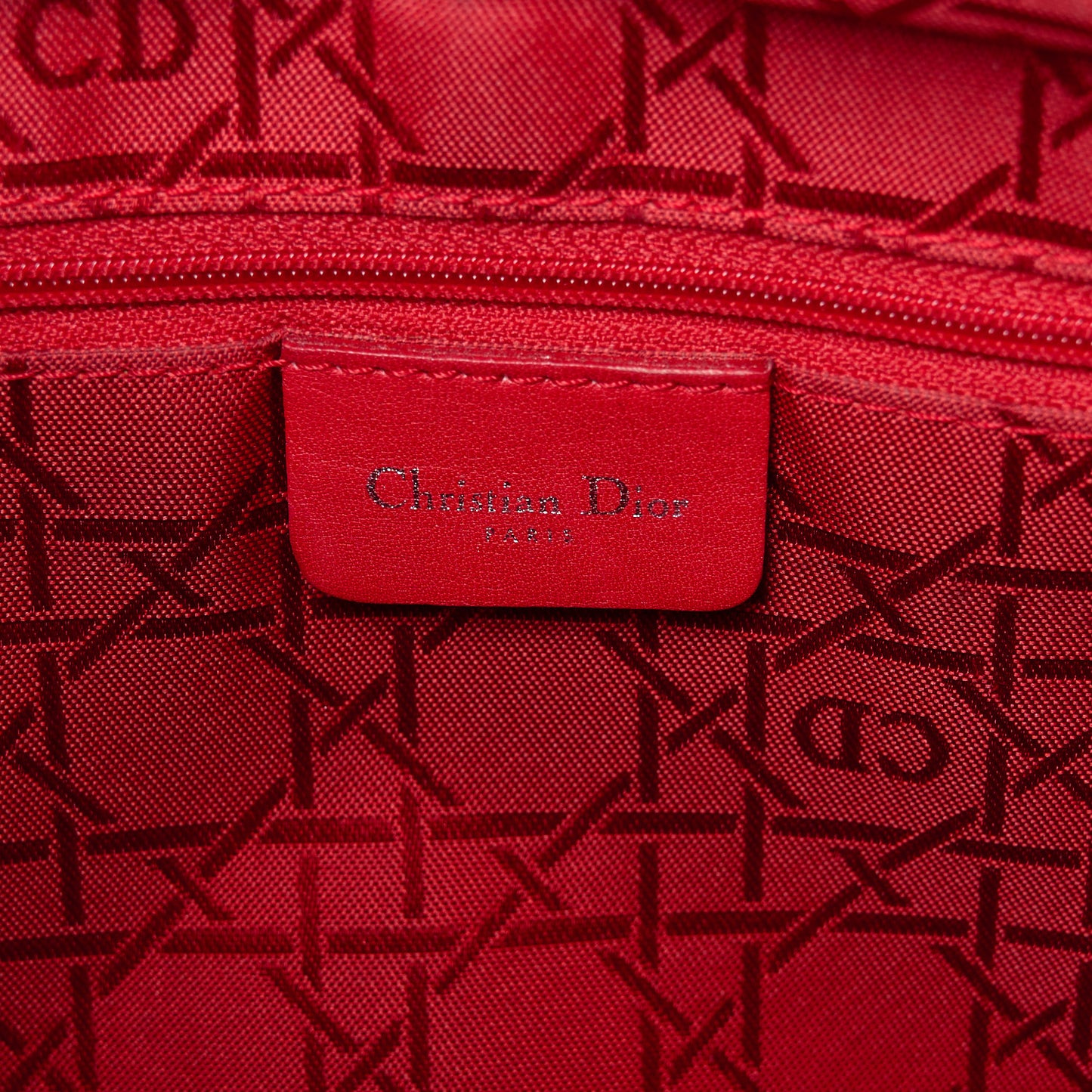 Nylon Cannage Large Lady Dior Black