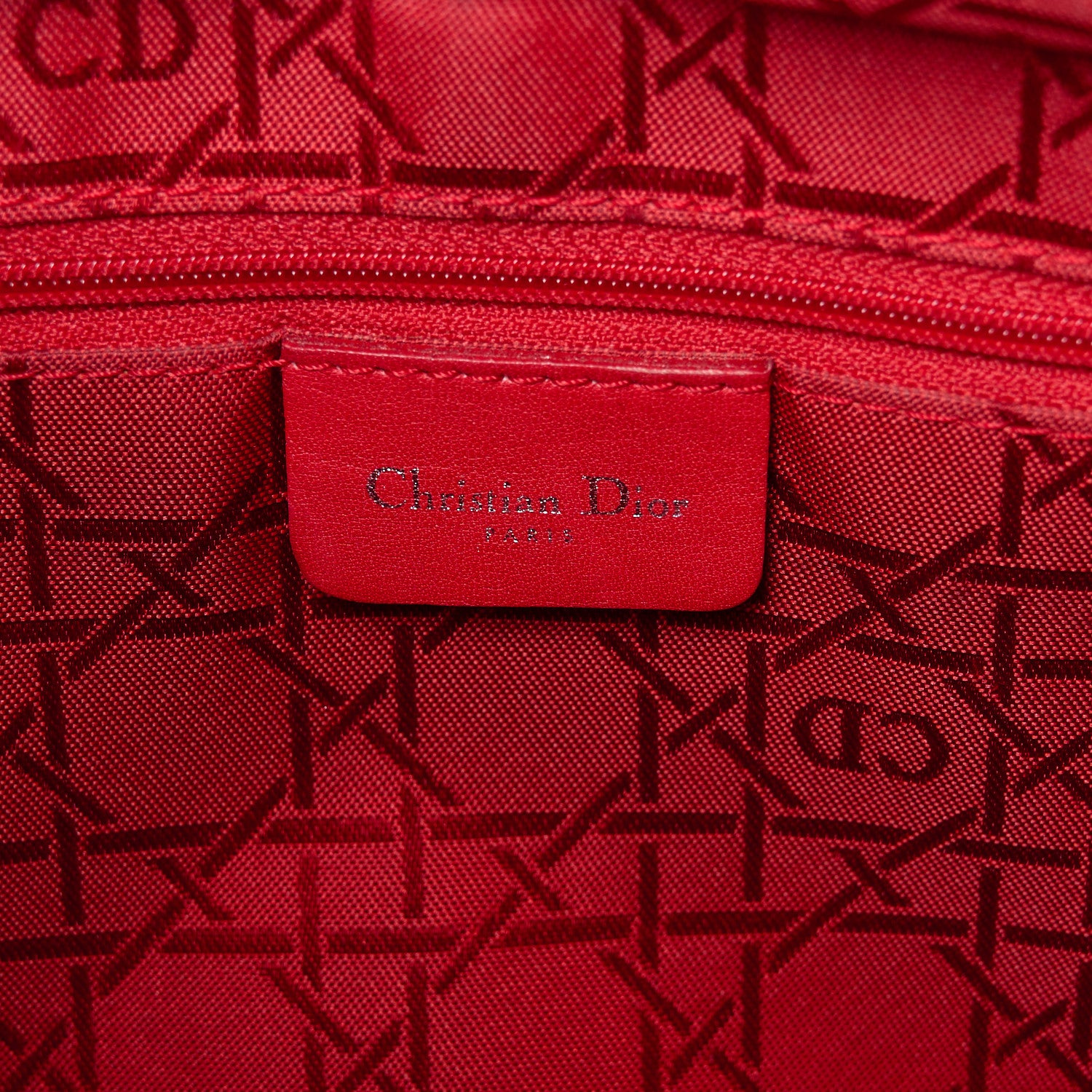 Christian Dior Nylon Cannage Large Lady Dior Black 6 of 10