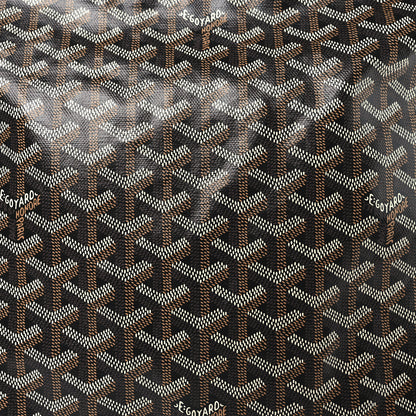 Goyard Goyardine Boheme Hobo Black Gold 8 of 10