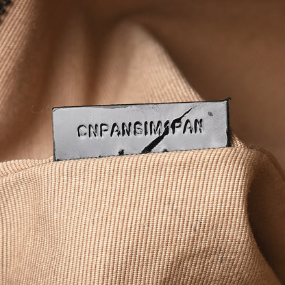 Burberry Nova Check Patent Trim Shopper Tote Black 7 of 11