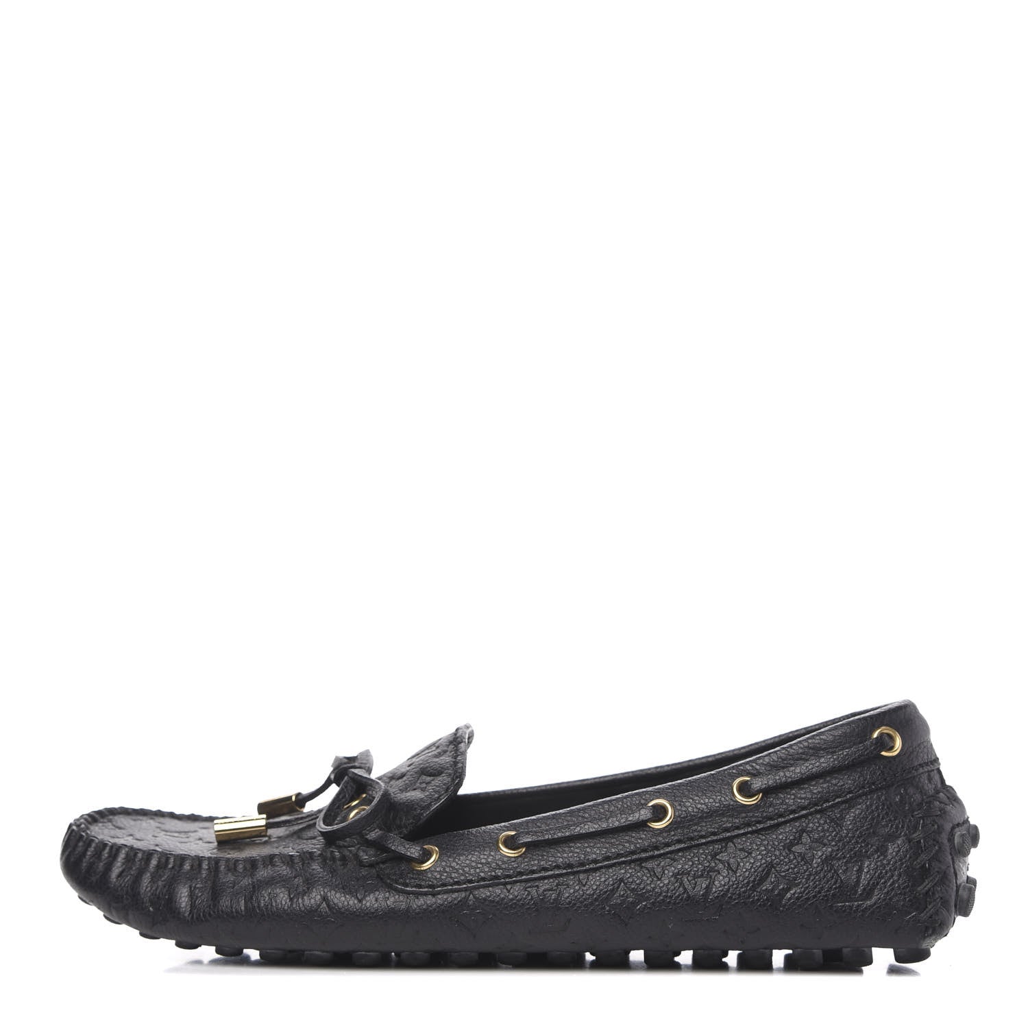 Louis Vuitton Empreinte Gloria Loafers 37.5 Black 1 of 8
