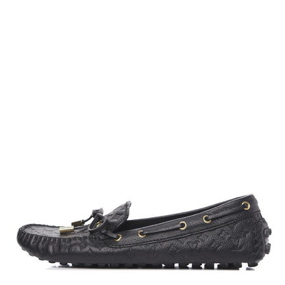 Louis Vuitton Empreinte Gloria Loafers 37.5 Black 1 of 8