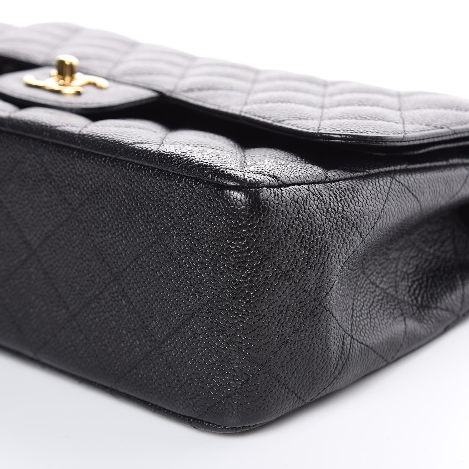 Chanel Caviar Quilted Jumbo Double Flap Black 9 of 9