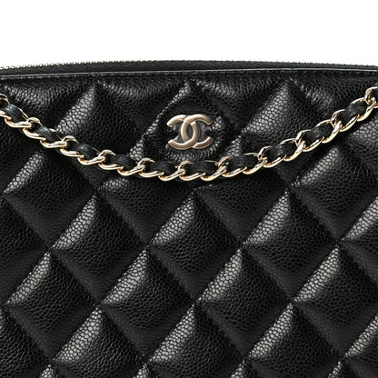 Chanel Caviar Quilted Purse With Chain Black 8 of 11