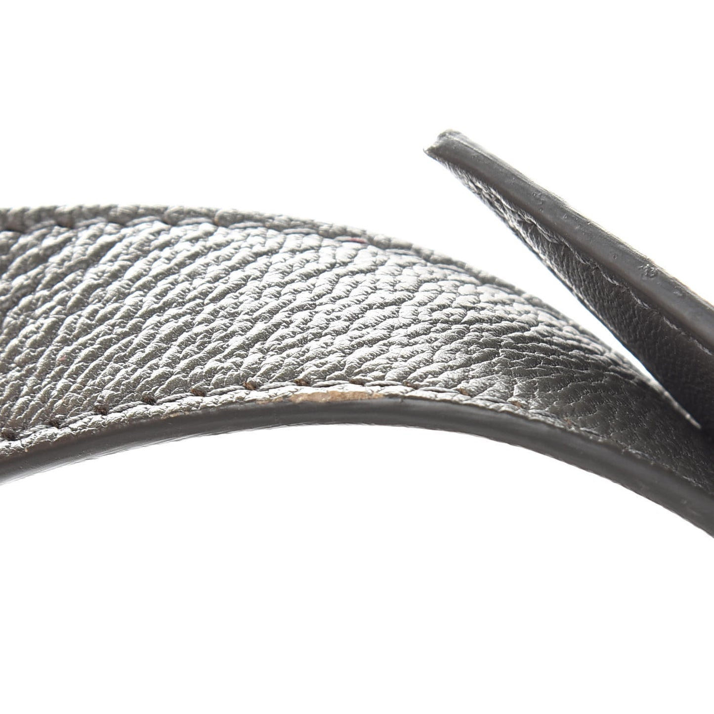 Chevre Gold Metallic Edge Hardware Mini City Gris Acier